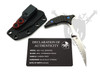 Microtech Marfione Select Bee 218-12MS5 push dagger with Kydex sheath and Declaration of Authenticity card