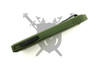 Side profile of Armed Force Tactical Stars & Stripes OTF knife highlighting thumb slide and handle thickness