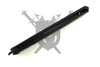 Side profile of the Armed Force Tactical Blackout butterfly knife showing channel aluminum handle construction