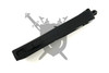 Side profile of the Midnight Breach OTF knife showing the thumb slide deployment switch