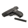 GAMO GP-20 Combat air pistol showing installed 12-gram CO2 cartridge