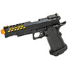 Golden Eagle 3339 OTS .45 Hi-Capa Gas Blowback Airsoft Pistol angled view highlighting textured grip and vented slide