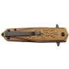 Closed view of the DS-A2028GD highlighting the engraved gold handle and low-profile pocket clip.
