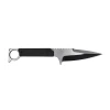 Close-up of the molded ABS sheath with integrated belt clip for the USMC fixed blade knife.