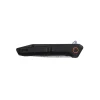 Closed MTech USA MT-A2031BK spring assisted knife displaying the black aluminum handle and low-profile pocket clip.