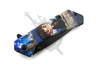 Front closed view of the Wizard's Edge Harry Potter assisted pocket knife featuring glossy cartoon artwork on the aluminum handle.