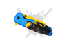 Rear view of closed Feral Strike Wolverine assisted opening knife with pocket clip.