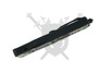 Top view of Stealth Grid Quick-Deploy OTF automatic knife showing thumb slide and glass breaker