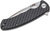 CJRB Cutlery Taiga Liner Lock Knife Carbon Fiber D2 Stonewash