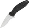 Kershaw Ken Onion Scallion Assisted Flipper Knife Half Serrated