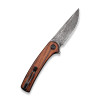 Civivi Mini Asticus Linerlock Wood Damascus Folding Knife