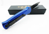 Piranha Miniguard Blue Automatic Tactical Black Blade