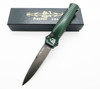 Piranha Miniguard Green Automatic Tactical Black Blade