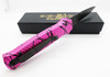 Piranha Miniguard Pink Automatic Tactical Black Blade