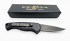 Piranha Fingerling Black Automatic Knife Tactical Black Blade