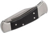 Buck Auto Elite 112 Nickel Silver & Black G-10 Handle