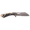 Spring Assisted Knife USMC Wharncliffe Blade Black Tan Tactical EDC