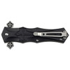 Tac Force Celtic Cross Linerlock Pocket Knife Black Assisted Folder