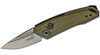 Kershaw Launch 9 Auto Stonewashed CPM-154 Olive Drab Anodized Aluminum Handles