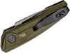 Kershaw Launch 9 Auto Stonewashed CPM-154 Olive Drab Anodized Aluminum Handles