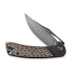 CIVIVI Dogma Flipper Knife Copper Handle (3.46" Damascus Blade)