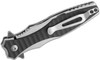 Kershaw Rick Hinderer Decimus Assisted Flipper Knife 3.25" BlackWashed Bayonet Blade, Stainless Steel Handles with GRN Overlays