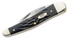 Case Rough Jig Black Synthetic Seahorse Whittler 4" Closed