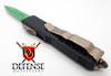 Microtech UTX-85 Jedi Master OTF Green Double Edge Dagger