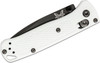 Benchmade Mini Bugout AXIS Folding Knife S30V Black DLC Plain Blade White Grivory Handles