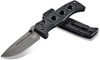 Benchmade 273GY-1 Shane Sibert Mini Adamas Folding Knife CruWear Tungsten Gray Plain Blade Black G10 Handles