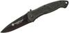 Smith & Wesson Large SWAT MAGIC Assisted Folding Knife Plain Blade, Black, Aluminum Handles with Grip Inserts