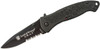 Smith & Wesson Medium SWAT MAGIC Assisted Folding Knife Combo Blade, Black, Aluminum Handles with Grip Inserts