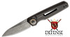 Kershaw Launch 11 AUTO Folding Knife BlackWashed Reverse Tanto Blade, Black Aluminum Handles