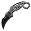 Tac-Force Spring Assisted Karambit Gray and Black Folder Knife