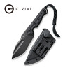 CIVIVI Maxwell Fixed Blade Knife G10 Handle (4.74" D2 Blade) C21040-1