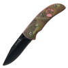 Elk Ridge Camo Antler with Pink Folder Pocket Knife