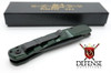 Piranha Virus Automatic Knife Green Tactical Plain Blade