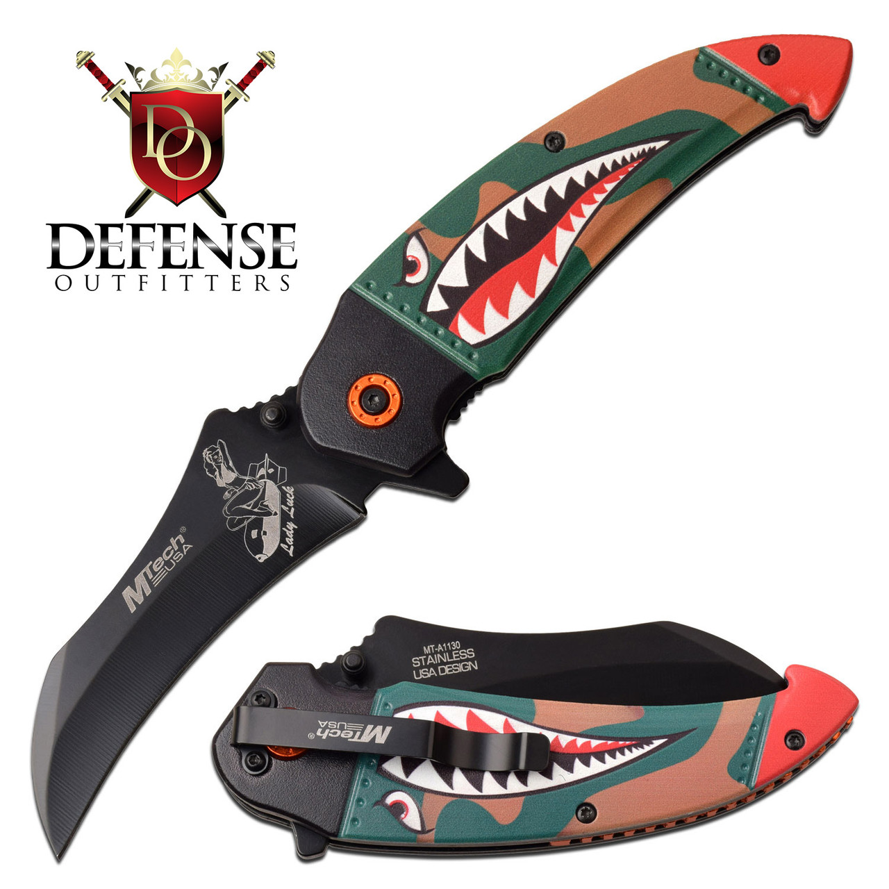 MTech USA Lady Luck Bomber Assisted Opening Knife