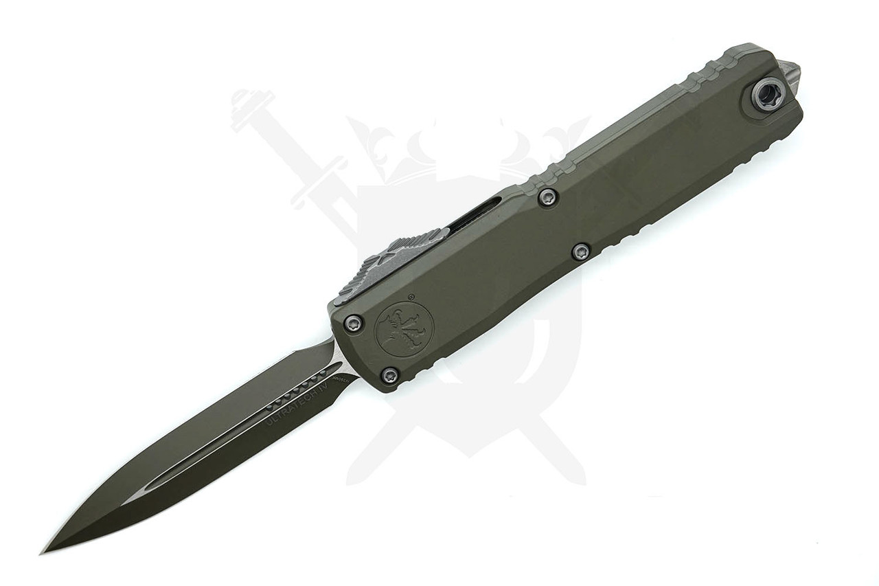 Microtech Ultratech Gen IV OTF D/E M390MK, Cerakote Moss Green