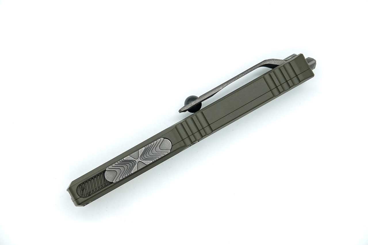 Microtech Ultratech Gen IV OTF D/E M390MK, Cerakote Moss Green