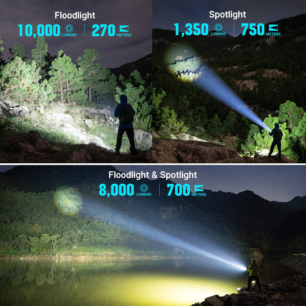 Olight Marauder Mini 2 Compact High Performance Flashlight Black
