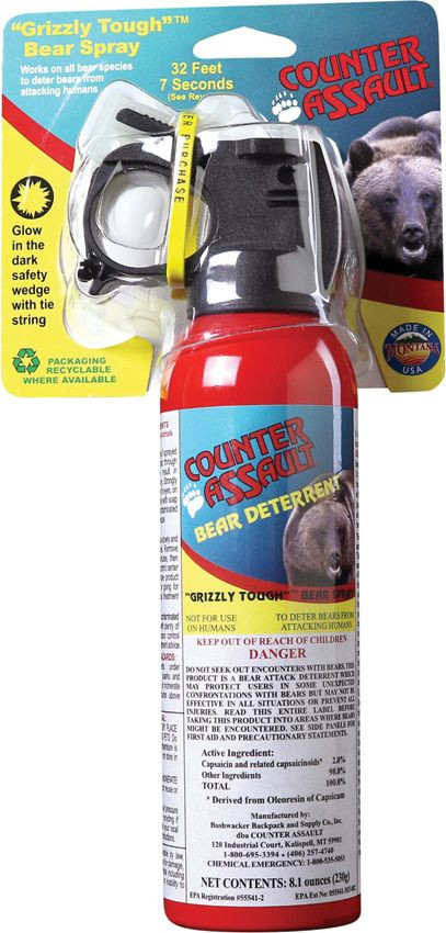 Counter Assault Bear Spray Canister 8.1oz