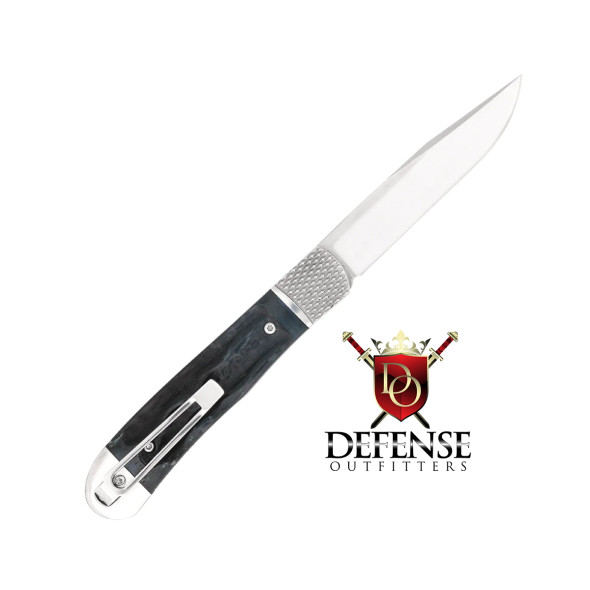 Cobratec Trapper Hidden Release Black Bone Side Open Automatic Knife