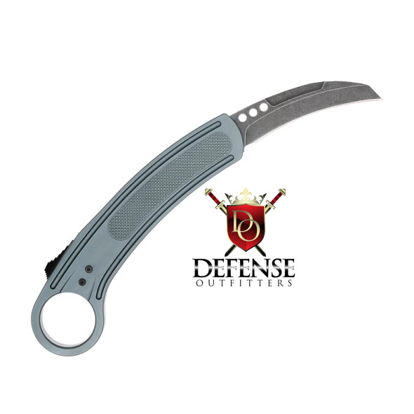 Cobratec Karambit Grey with D2 Stonewashed Blade