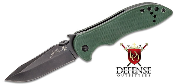 Kershaw Emerson CQC-5K Folding Knife Black Blade OD Green G10 Handles