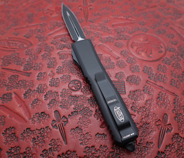 Microtech Ultratech Black Double Edge Tactical Standard OTF Automatic