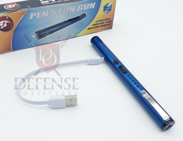 Max Power Pen Stun Gun Blue