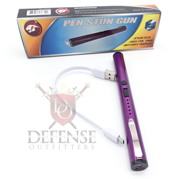 Max Power Pen Stun Gun Purple
