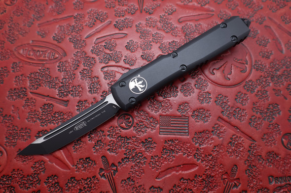 Microtech Ultratech Automatic OTF Black Tanto Plain Edge Tactical Standard Knife