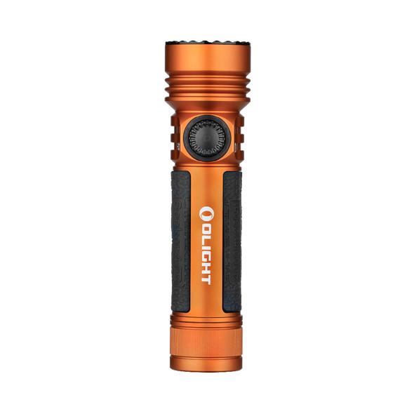 Olight Seeker 4 Pro Rechargeable LED Flashlight (Cool White LED, Orange)